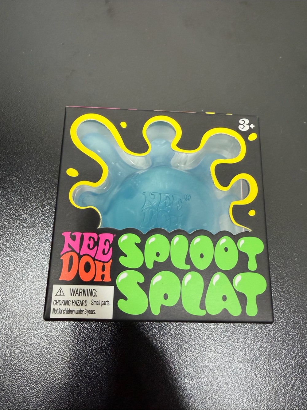 NeeDoh Sploot Splat Blue Squishy Fidget Toy Schylling New Sealed HTF